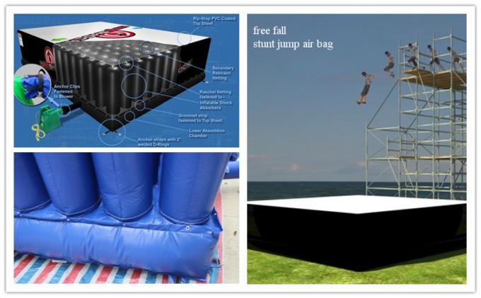 Free Fall Inflatable Stunt Air Bag for Inflatable Jump Game