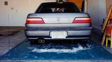 Oszczędzaj środowisko Myjnia samochodowa Garaż Mata zatrzymująca wodę i system odzyskiwania wody Nadmuchiwana myjnia samochodowa