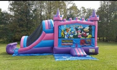 Duży nadmuchiwany Combo Extreme EN14960 Dry Bounce House Combo