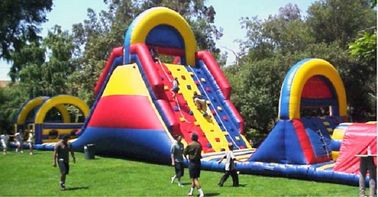 Climb Adult Inflatable Obstacle Course Trwała plandeka z PCV dla zabawy