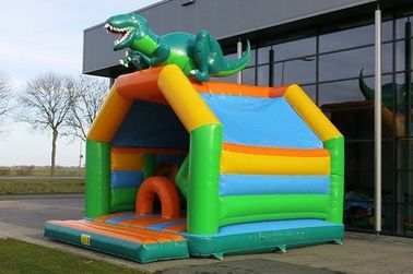 Multiplay Dinosaur Inflatable Bouncy Castle Combo Jumper Rentals ze zjeżdżalnią