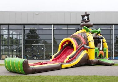 Outdoor Pirate Inflatable Bouncers Safety Bounce Dom Handlowy na Imprezę