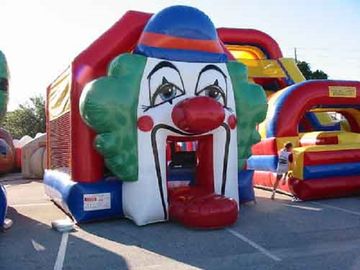 Funny Clown Commercial Skoki Zamki Bounce Domy dla dzieci