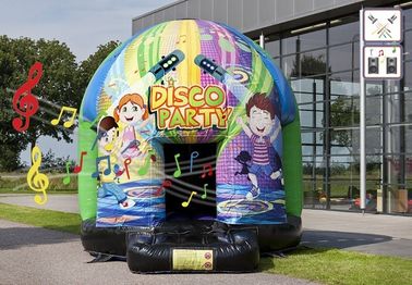 Disco Kids Music Bouncer, 11.5FT PVC Materiał Bouncy House For Party