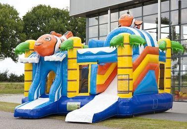 Clown Water Slide Combo, Bounce House Slide Combo ze zjeżdżalnią dla dzieci
