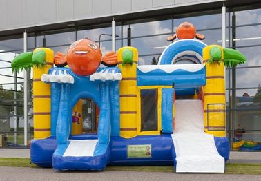 Clown Water Slide Combo, Bounce House Slide Combo ze zjeżdżalnią dla dzieci