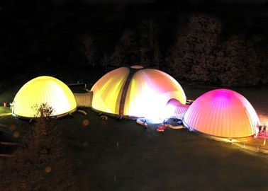Giant Novel Led Nadmuchiwany namiot kopułowy Customizd Oświetlenie Nadmuchiwany namiot powietrzny na duże wydarzenie