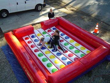 Dostosowane Big Outdoor Kids Inflatable Twister Game For Funny