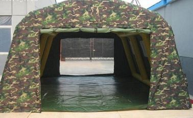 Desert Camo Army Inflatable Tent Poważny event Nadmuchiwany namiot wojskowy