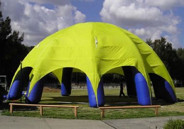 Dostosowane 10 m nadmuchiwane namioty nadmuchiwane pająk namiot kopułowy z 6 nogami