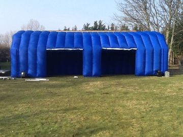 Namiot handlowy niebieski namiot nadmuchiwany samochód mobilny namiot Blowup