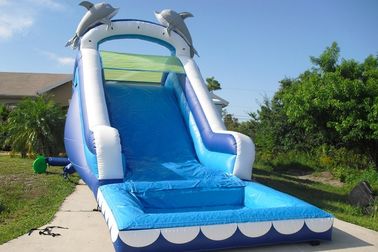 Zagraj w nadmuchiwane zjeżdżalnie wodne dla dzieci / nadmuchiwany basen ze zjeżdżalnią