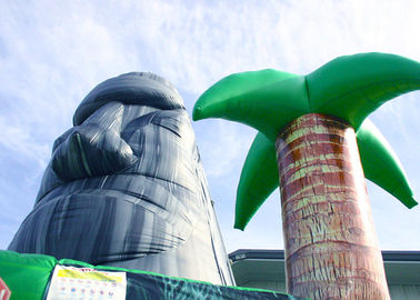 Tiki Island Themed Duża, 28-stopowa, nadmuchiwana ściana wspinaczkowa