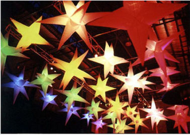 Piękne Led nadmuchiwane Gwiazdy Oxford Tkaniny Lucky Star na oświetlenie sceniczne