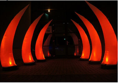 Piękny most Led nadmuchiwane oświetlenie na wieczór Party Red Tusk Type
