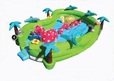 Bezpieczeństwo Jungel Seaworld Adventure Inflatable Toddler Playground 24 stopy x 16 ft x 6 stóp