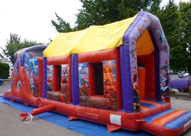 2 Część Assault Course Hero Inflatable Bouncy Obstacle Course Games Summer