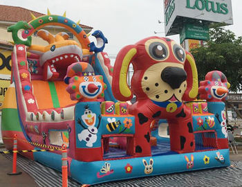Gaint Inflatable Combo / Inflatable Slide Bouncy / Combo Gry zamkowe dla dzieci