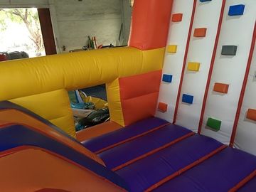 Inflatable Interactive Games Przenośna mobilna ściana wspinaczkowa do parku rozrywki