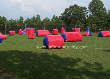 Niestandardowy rozmiar Nadmuchiwane gry sportowe Czerwony kolor Airball Field Paint Ball dla dzieci