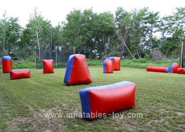 Niestandardowy rozmiar Nadmuchiwane gry sportowe Czerwony kolor Airball Field Paint Ball dla dzieci