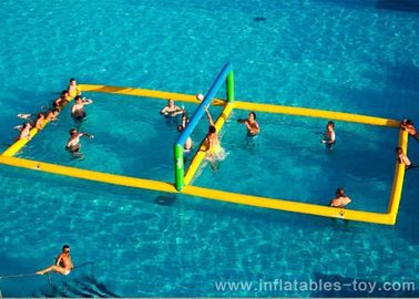 Comercial Sport Games Duże wodne nadmuchiwane boisko do siatkówki na imprezę na plaży