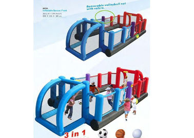 Nadmuchiwane gry sportowe dla dzieci 3 w 1 nflatable Football / Soccer Field / Court