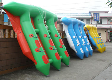Amazing Inflatable Banana Boat Fly Fish / Logo Wydrukowano Flying Fish Tube