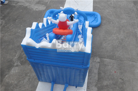 Nadmuchiwane zjeżdżalnie wodne o grubości 0,55 mm z PVC z wypożyczalnią dużych basenów