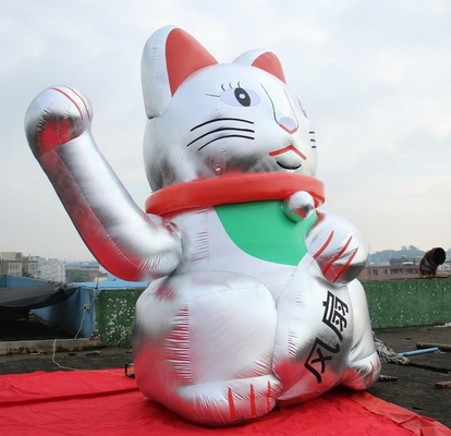 PVC o wysokości 6m nadmuchiwane produkty reklamowe Fortune Cat Customized Cartoon