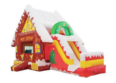Big Festival Inflatable Bounce House Slide Combo Bouncer Skoki Dom na Boże Narodzenie