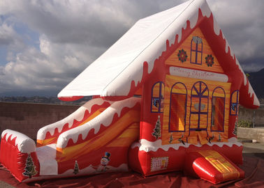 Big Festival Inflatable Bounce House Slide Combo Bouncer Skoki Dom na Boże Narodzenie