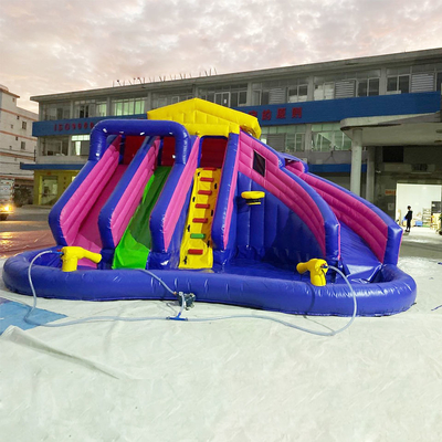 EN71 Nadmuchiwany dmuchany zamek Wodny nadmuchiwany park rozrywki dla dzieci ze zjeżdżalnią basenową