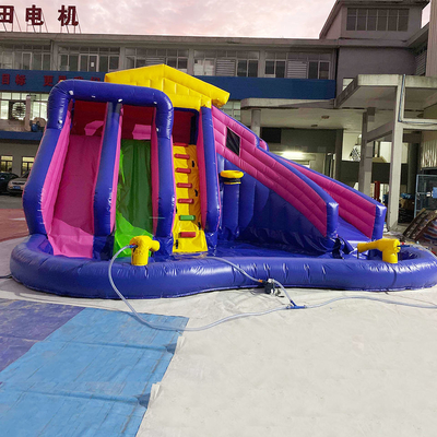EN71 Nadmuchiwany dmuchany zamek Wodny nadmuchiwany park rozrywki dla dzieci ze zjeżdżalnią basenową