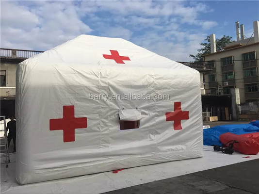 Pvc Plandeka Medyczny Nadmuchiwany Namiot Szpitalny Odporny Na Awarie