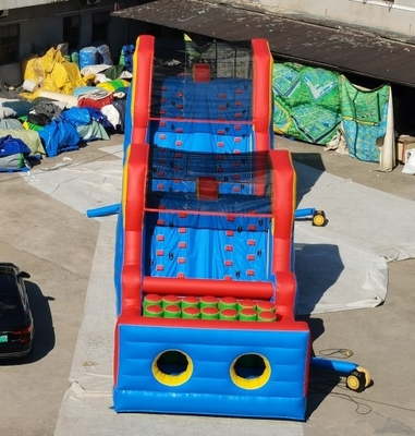 Kolorowy PVC nadmuchiwany tor przeszkód 5k Bounce House dla dzieci i dorosłych