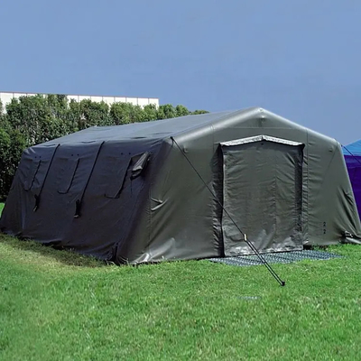 Mocny kolor kamuflażu Duży nadmuchiwany namiot typu Shelter Tube ODM