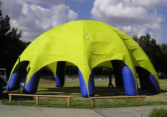 Nadmuchiwany namiot kopułowy Oxford lub PVC o średnicy 10 m Druk cyfrowy