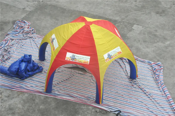 Uszczelniony powietrzem wodoodporny nadmuchiwany namiot imprezowy plandeka pcv nadmuchiwany namiot kopułowy na zewnątrz