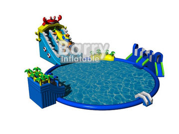 Błękitny seaworld parka rozrywki wyposażenie z dużym pływackim basenem dla handlowego wydarzenia