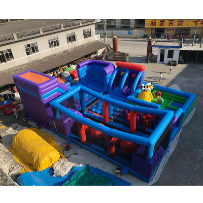 Kids N Adults Indoor Inflatable Park z torami przeszkód Gra sportowa w środku