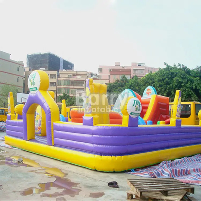 Zabawny park rozrywki Nadmuchiwany bramkarz Bouncy Combo Jumping Castle