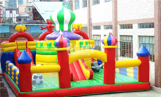 BSCI Slide Bouncy Castles Kryte nadmuchiwane bramkarze na plac zabaw Play Center Jumper