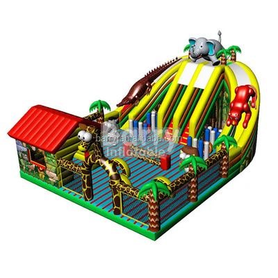 Fantastyczne tematyczne bramkarze dmuchany zamek nadmuchiwany plac zabaw dla dzieci