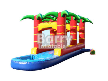 Water Playground Rainforest Inflatable Water Slides Fireproof 28L X 8W X 11H Ft