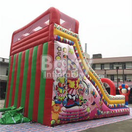Clown Commercial Inflatable Slide Nadmuchiwana zjeżdżalnia z dobrym nadrukiem