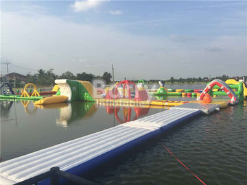 Seels Theme Inflatable Floating Water Park Trwały nadmuchiwany park rozrywki