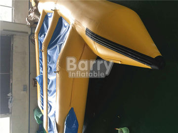 Żółte 8 miejsc Nadmuchiwane zabawki łódź woda Gra Banana Boat Inflatable Water Toy