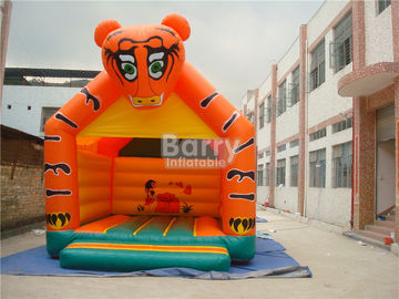 Elementy rozrywki Nadmuchiwany dom Bouncy Tiger Pattern PVC Plandeka 0,55mm