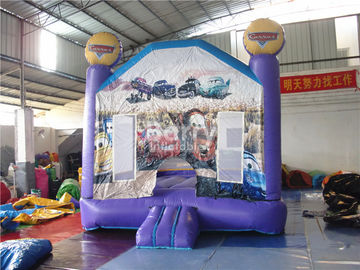 Outdoor Cars Nadmuchiwany dmuchany zamek Professional Safety Purple Bounce House Party